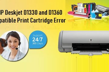 HP Deskjet D1330 and D1360 Incompatible Print Cartridge