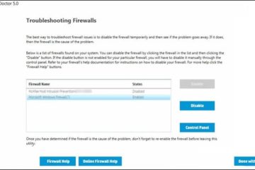 Firewall Blocking Driver Install or Printer Function