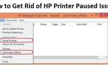 Get Rid of HP Printer Paused Issue