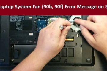 HP Laptop System Fan (90b, 90f) Error