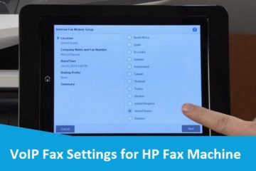 VoIP-Fax-Settings