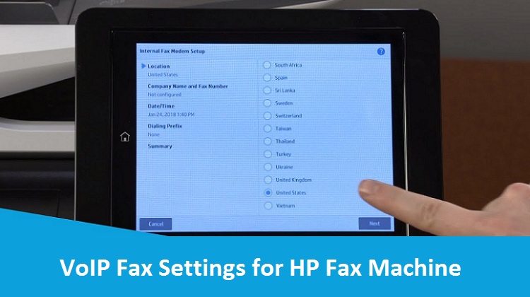 VoIP-Fax-Settings