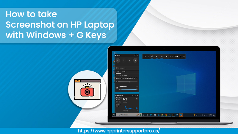 How to Screenshot on HP Laptop with Windows + G Keys