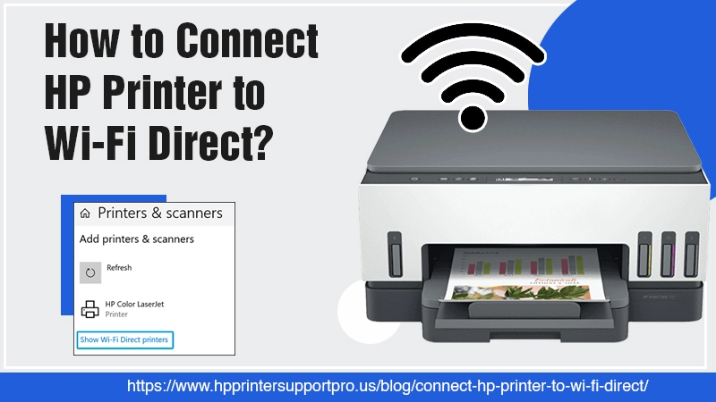 HP Printer to Wi-Fi Direct banner