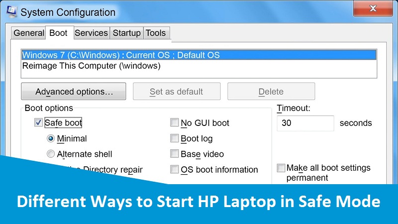 Different Ways to Start HP Laptop in Safe Mode