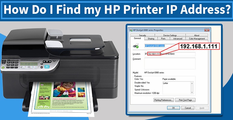 how to get hp printer mac address